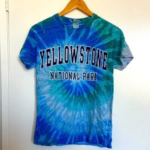 Vintage Tie Dye Yellowstone National Park T-Shirt